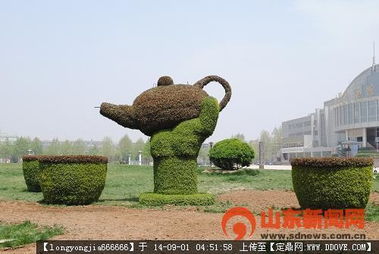 园林景观设计中的雕塑小品与绿化实景实践